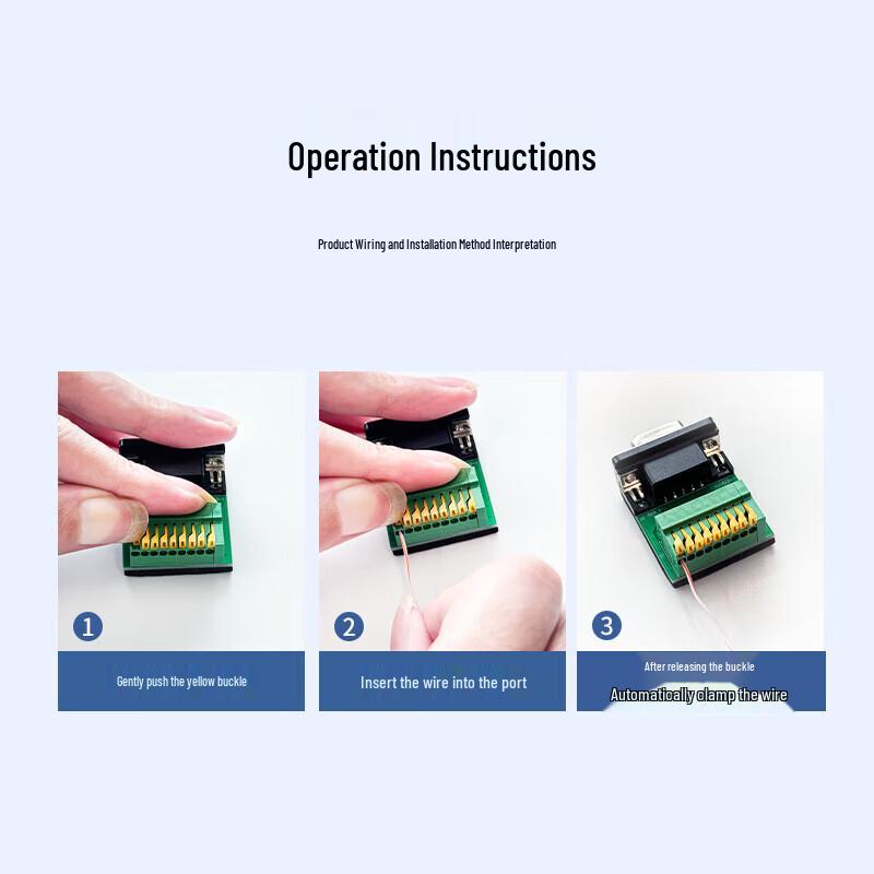 Z-TEK RS232 DB9 Male Solder-Free Terminal Adapter
