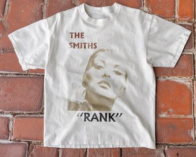 The Smiths Rank Shirt Unisex White Tshirt Sizes S To 5XL White Cotton Tshirt