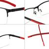 Outdoor Shade Anti-UV Sun Photochromic Gray Hyperopia Eyeglasses Semi-Rimless Resin Lens Prescription Glasses 0 +50 +75 To +600