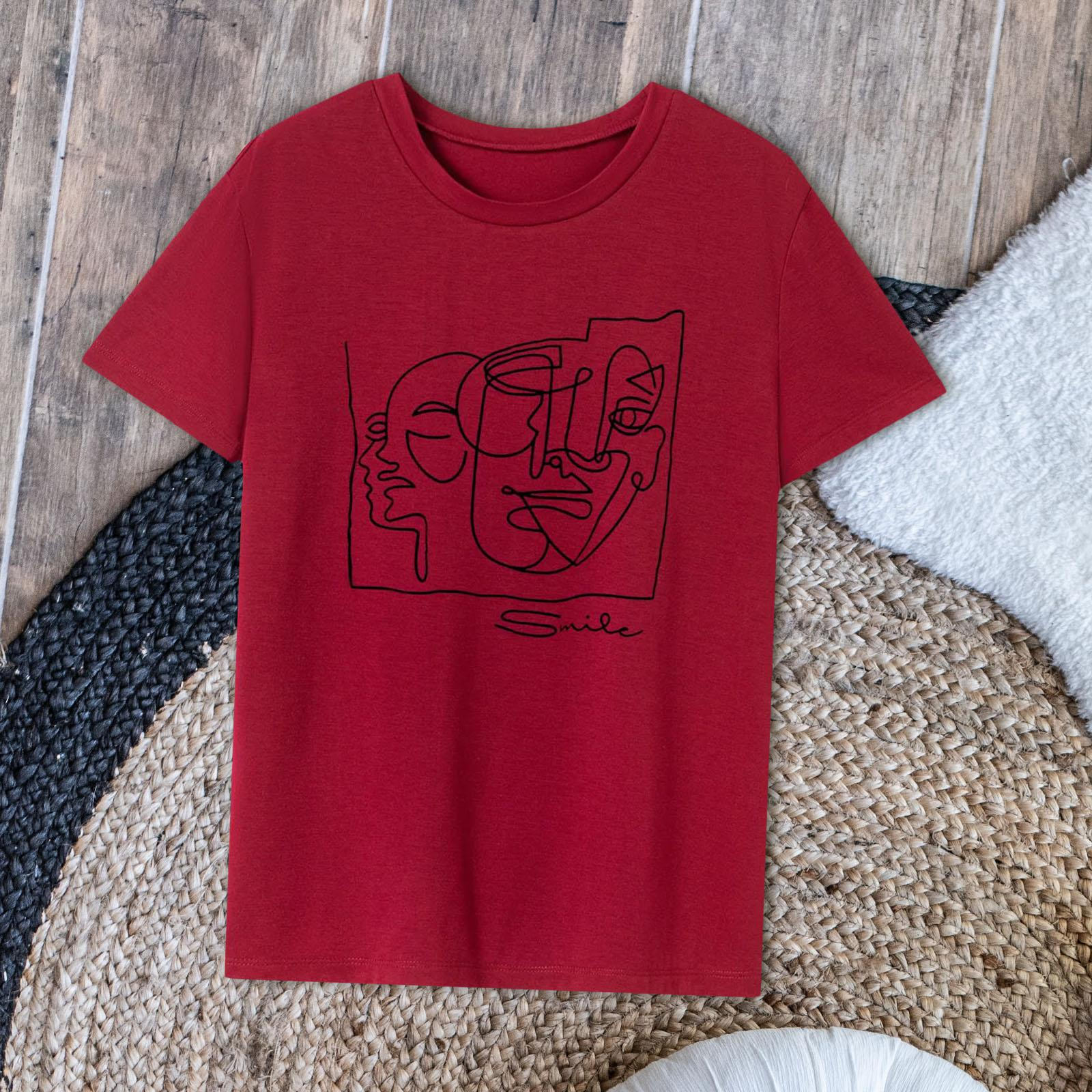 

T Shirt for Women Basic Tee Clothing Activewear Crewneck Hiking