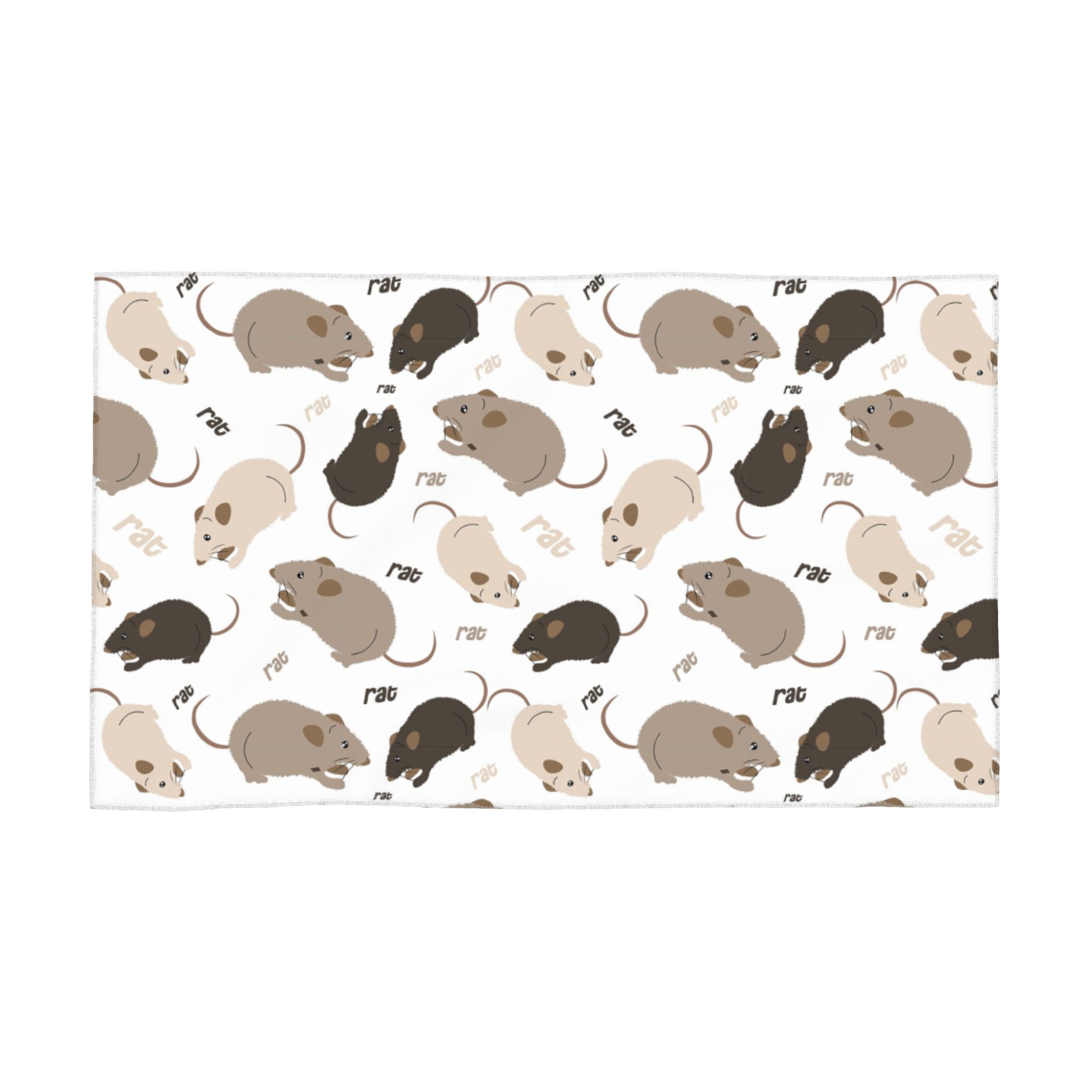 

Rat pattern Soft Face Towel Quick Dry Pool Bath Cotton Towels Absorbent W40*H60(CM)