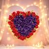Cross Simulation Rose Heart Wall Decoration for Weddings - Hanging Décor for Home, Wedding Rooms, Cars, and More