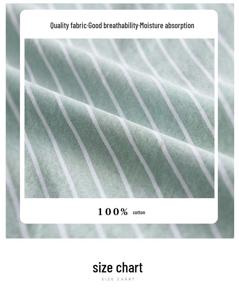 Men's Japanese Striped Cotton Shirt: High-End, Versatile, Long Sleeve for Spring