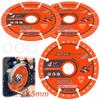 115mm Cut Off Wheels Diamond Cutting Wheel with 5000+ Cuts On Rebar 4 1/2 X 7/8 Inch Angle Grinder Cutting Wheel for Wood, Nails