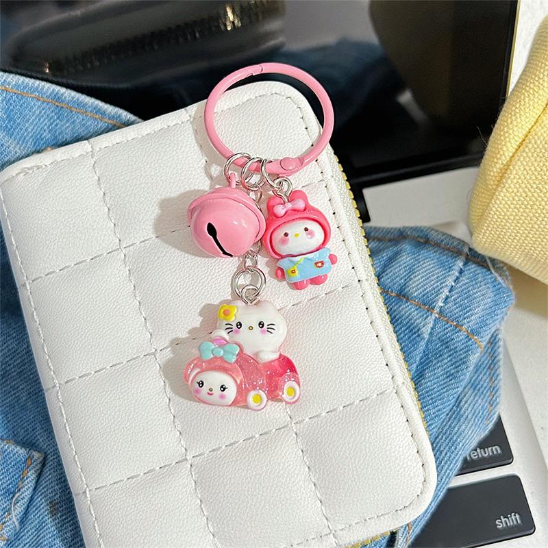 Cute Cartoon Keychain Pendant Sweet Exquisite Backpack Decoration Accessories Fashion Creative Personality Dolls Key Ring Gifts