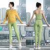 Elegant Halter Neck Yoga Tank with Built-in Shockproof Bra for Fitness and Running - High-Quality Sports Bra for Women, Beautiful Back Design