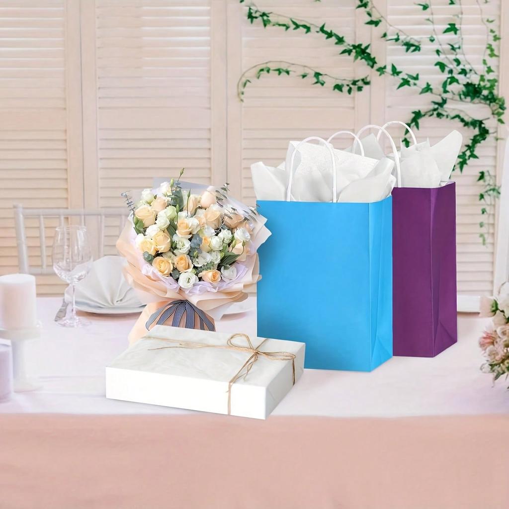 60 Sheets Bulk White Tissue Paper For, Wedding, Birthdays, Mother's Day, Gift Wrap Tassel Garland, Gift Baskets DIY Crafts