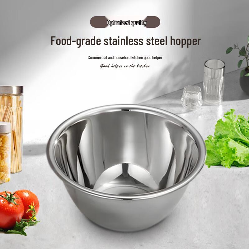 Jiwanggu 201 Stainless Steel Deep Serving Basin