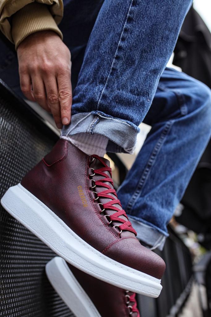 Chekich H New Collection CH258 Roma Men Boot White Black Brown Tan