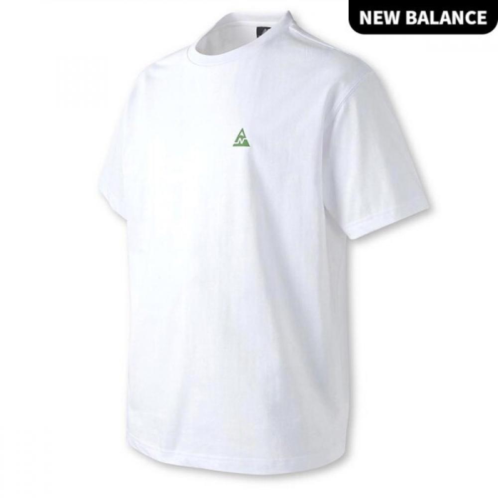 

New Balance Cooling Hiking Graphic T shirT Nbned29543 10 white/95