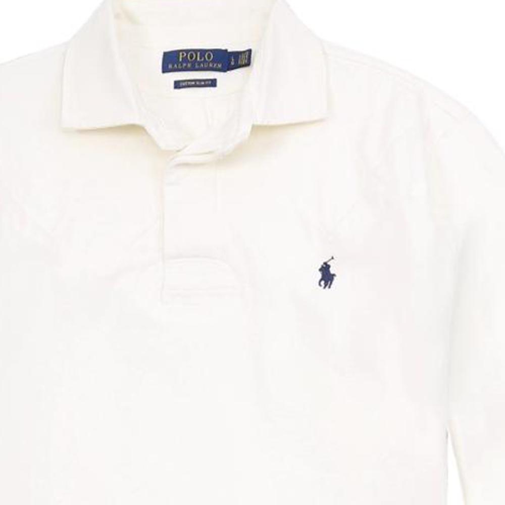 Polo Ralph Lauren Klasický střih Dlouhý rukáv Fleecové polo s výšivkou loga poníka Pánská trička 710696487-004