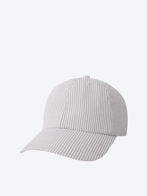 Seersucker Stripe Ball Cap HPACCFA702