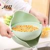 Detachable Drainer Bowl Double Layer Vegetable Washing Basket, Multifunctional Draining Fruit Plastic Strainer for Kitchen & Colander, Sink Gadget