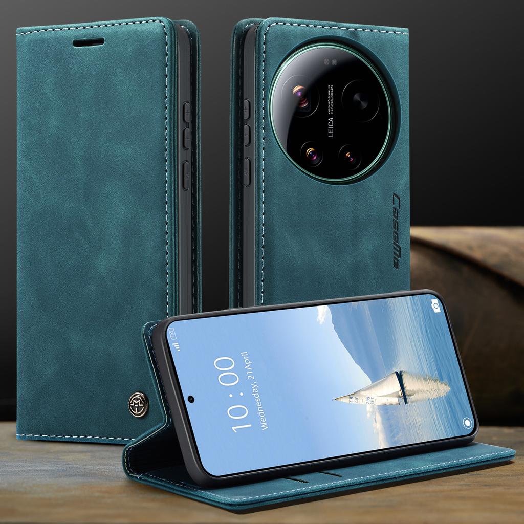 CaseMe Luxus Retro Magnetischer Flip PU Leder Handyhülle für Xiaomi 17 17Ultra Brieftaschenabdeckung Handy Hülle Für Xiaomi 17 Ultra