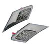 Pair LED Side Marker Turn Signal Leaf Lights Smoked Lens Fit for Scion FRs Subaru BRz GT86 1320