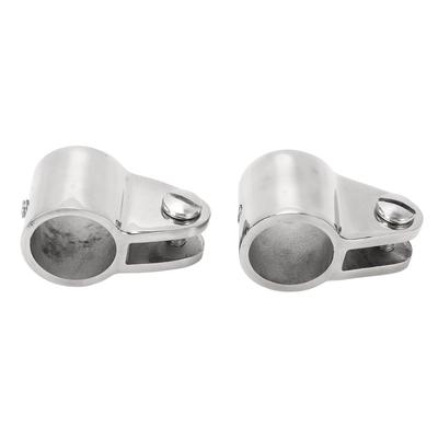 2PCS Bimini Top Jaw Slides 316 Stainless Steel Removable Hinged Jaw Slides for Boat Bimini Hardware