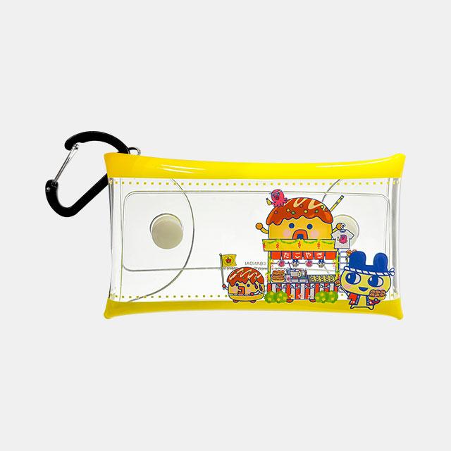 [Bandai] Mametchi Carabiner Clear Small Pouch