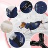 Koramaku Dog Clothes Winter Cotton Coat with Open Night Winter Small Medium Easy To Put On and Take Fleece Cold Water Jacket with Lead Walking "2024