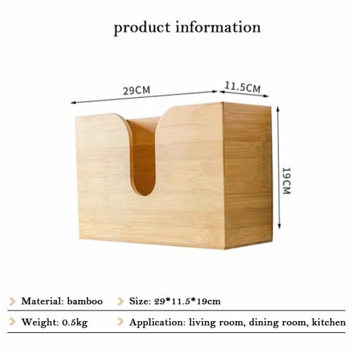 Wooden Wall-Mounted/Countertop Toilet Paper Dispenser with 150 Pumping Foldable Paper Towels, Suitable for Kitchens, Bathrooms, Restaurants, and Hotel