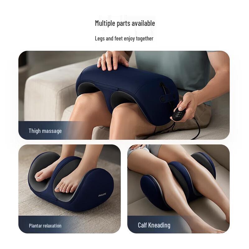 Philips Foot and Leg Massager with Heat and Kneading CN Plug (adapter Included)