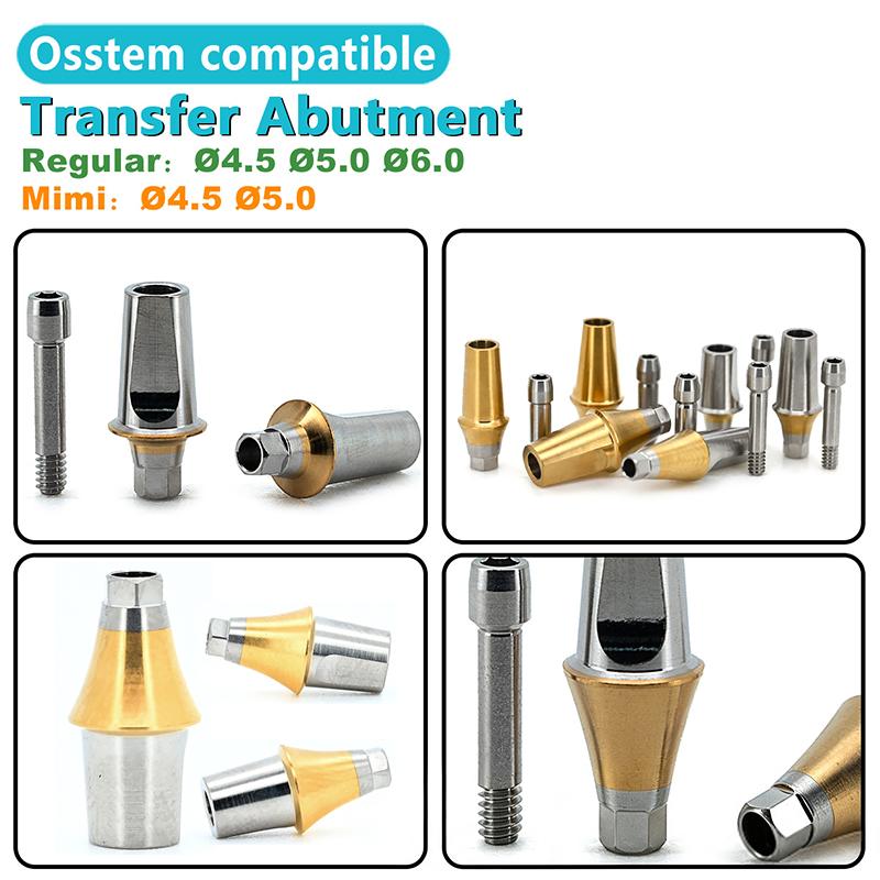 1 Set Strumento di Sostituzione per Impianti Dentali Componente Regolare ad Angolo Retto Composito Accessori di Riparazione Viti Strumenti Per Osstem