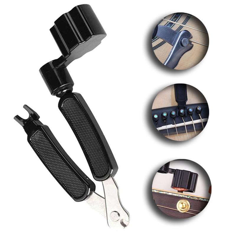 Guitar String Changing Tool Set String Cutter String Curler String Winding Nail Lifter Electric Wooden Guitar Accessories TMZ