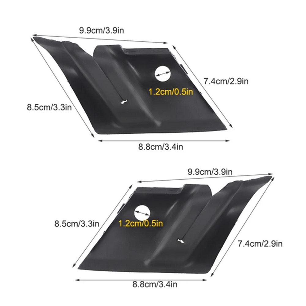 2 Stück für Ford Transit MK7 2006-2013 Motorhauben-Scharnierabdeckung Zierleiste 1433665 1433666