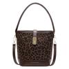 Autumn and Winter Super Fire Niche Leopard Print Bag Women's 2025 New Popular Versatile Messenger Bag Exquisite Portable Bucket Bag