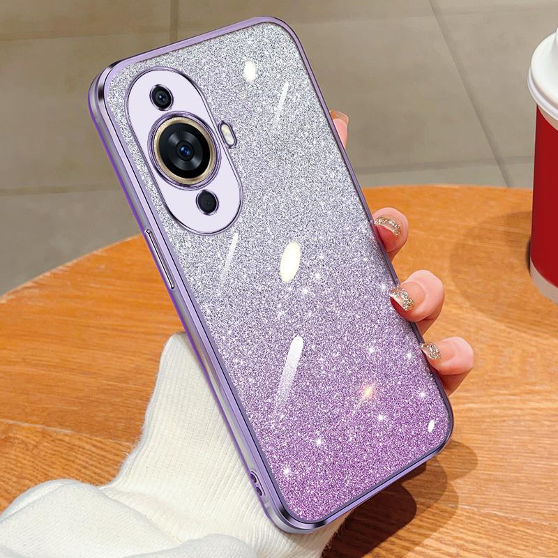 

Для Huawei nova 12s 12 s nova12s FOA-LX9 чехол мягкий силиконовый край с покрытием из ТПУ чехол для телефона задняя крышка For Huawei nova 12s фиолетовый