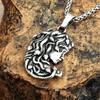 Stainless Steel Greek Mythical Snake Hair Medusa Necklace Vintage Titanium Steel Snake Demon Pendant Pendant Pendant