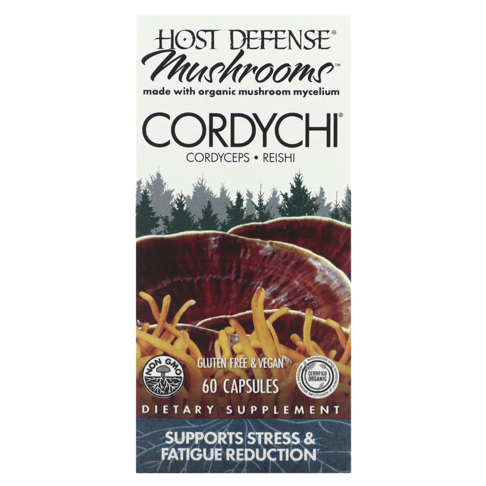 

Mushroom, Cordyceps Militaris, Veggie Capsules 60