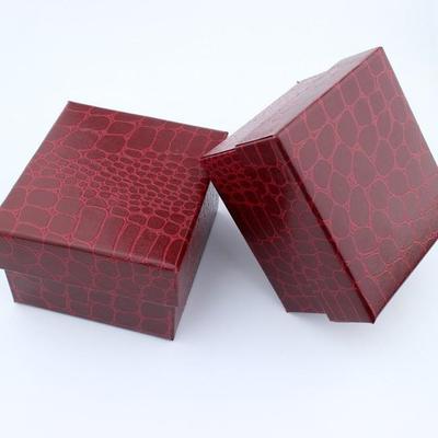 Luxuriöse Kunstleder-Uhren-Schmuck-Geschenkbox - Elegantes und einfaches Design