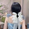 Vintage Mesh Bow Hair Claw 1Pcs Sparkle Rhinestone Design Clip for Women Elegant Birthday Parties