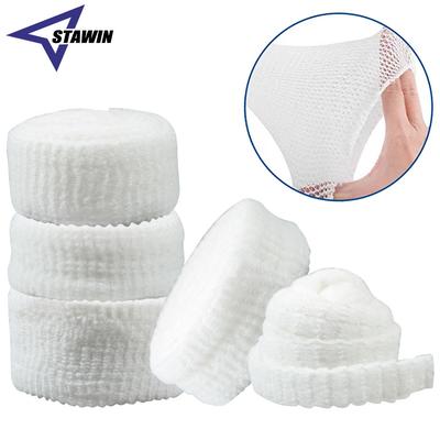 1 Roll Elastic Net Wound Dressing Net Tubular Bandage Mesh Tubing Tubular Gauze Fix Breathable Bandage Retainer For Adults Body