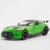 1:18 GT-R Car Miniature Model Toy Diecast Alloy Supercars Doors Opened Sound Light Pull Back Vehicle for Boy Birthday Gifts