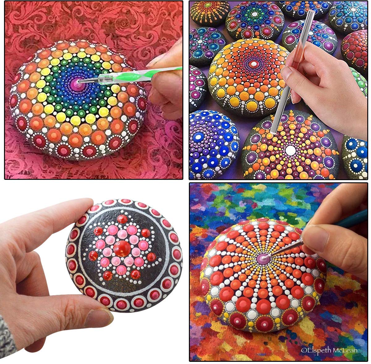 

38Pcs/Set Ceramic Pottery Clay Ball Draw Painting Polymer Sculpture Tool Set Type A