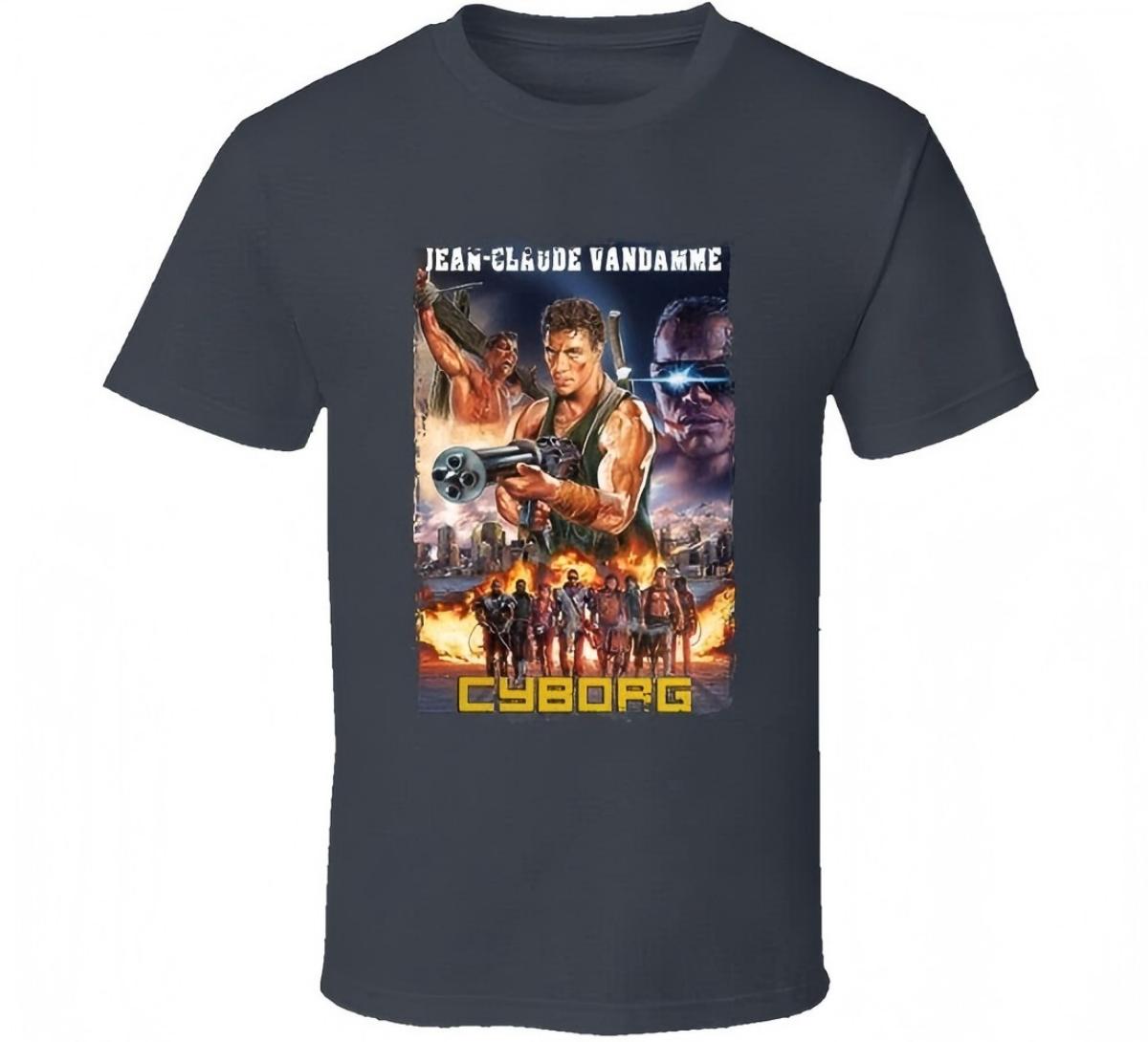 Van Damme Cyborg Tee T-Shirt S чёрный