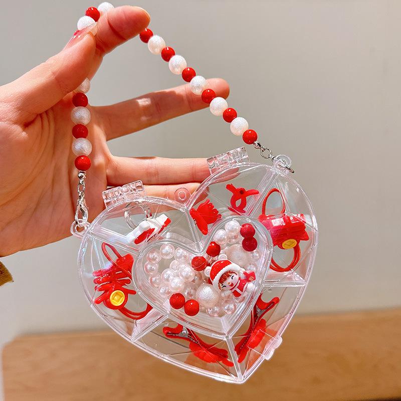 Children's Cute Cartoon Fruit Pendant Bracelet Set with Gift Box