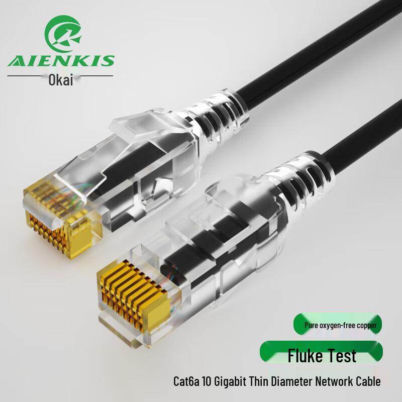 

AIENKIS Cat6A 10 Gigabit Ethernet Cable 0.2m