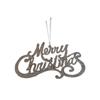 Plastic Glitter Merry Christmas Sign Sequins Christmas Tree Decoration  Holiday Party Decoration