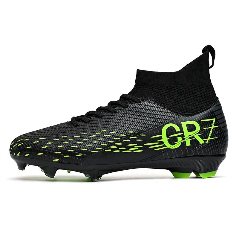 

New Men Soccer Shoes Match Football Boots Grass High-quality Non-Slip High-top Futsal Cleats Sneakers Indoor Hot-selling FG/TF 35