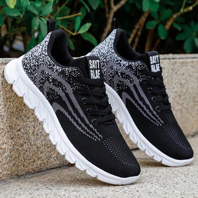 Sneaker Men's Spring New Running Shoes Breathable Korean Style Trendy Casual Shoes Fashion Lace-up Shoes Men