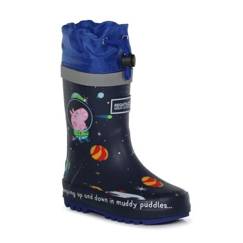 Regatta Childrens/Kids Peppa Pig Space Wellington Boots
