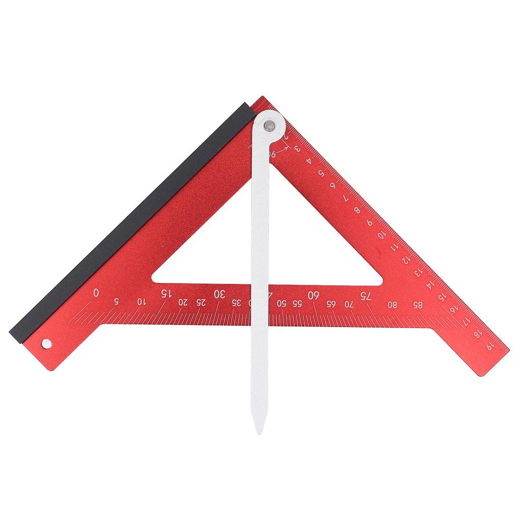 Zimmermannswinkel, Aluminiumlegierung, 90 Grad, multifunktionaler Sparrenwinkel für Holzbearbeitungsprojekte, Con