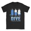Unisex Unisexs Scuba T Shirts Diving Diver Cotton Clothes Novelty Short Sleeve Crewneck Tee Shirt Plus Size Tshirt