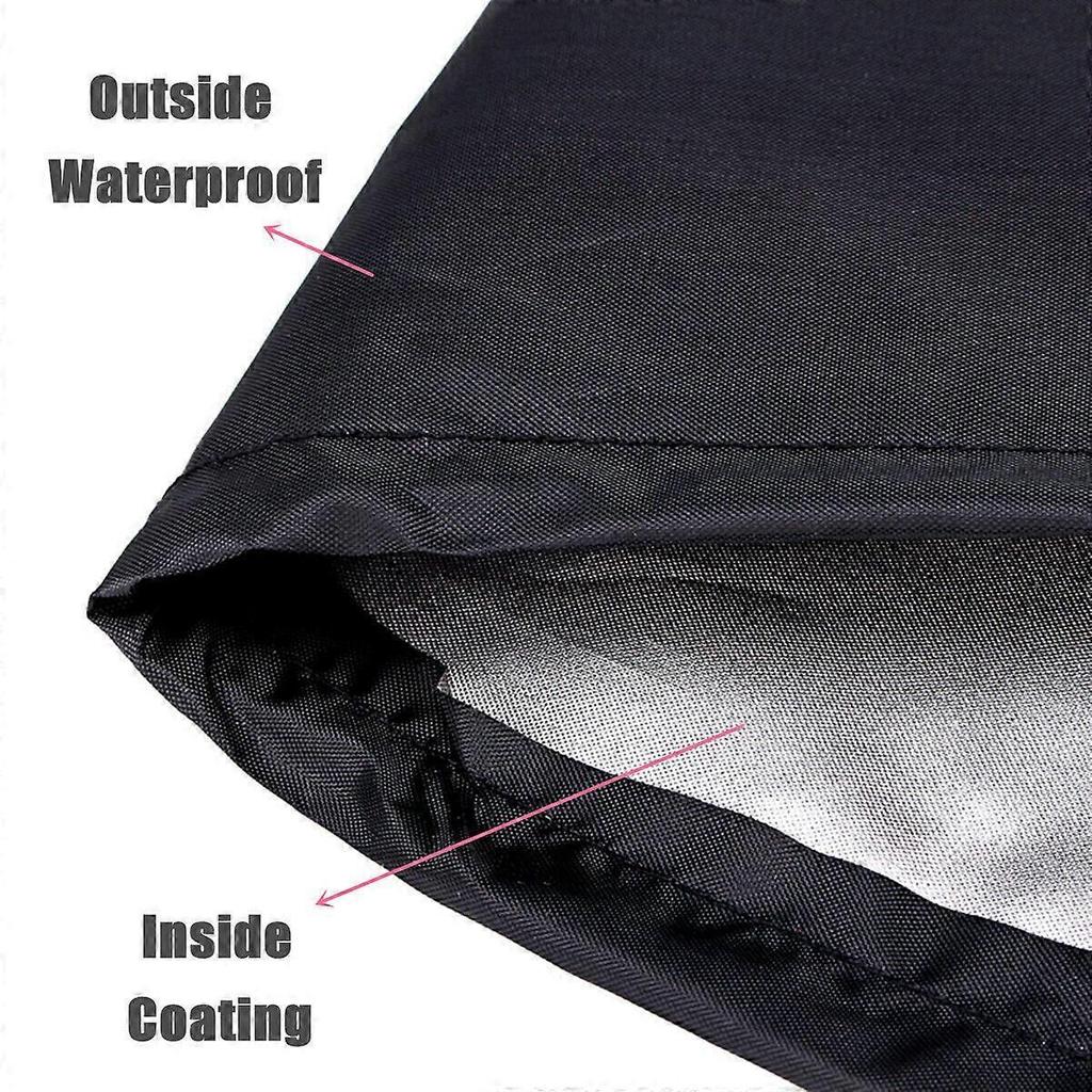 210d Oxford Cloth Round Fire Pit Dust Cover, Waterproof, Dustproof And Sunshade Round Grill Cover