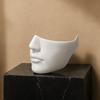 Hand-Painted Half Face Mask Retro Hanfu Mask Atmosphere Cosplay Mask  Party