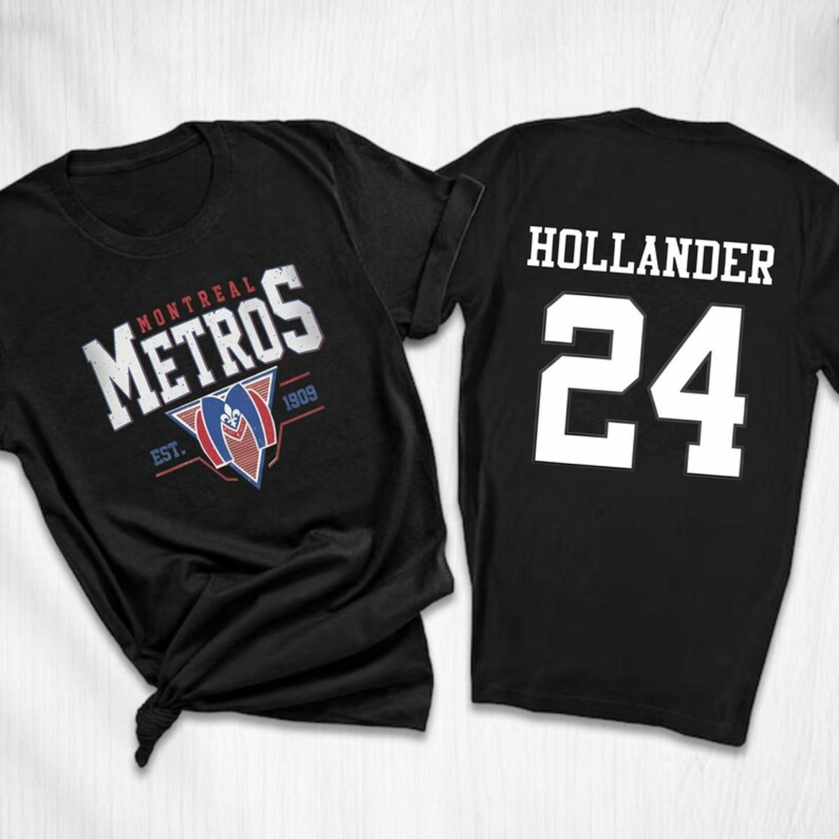 Haaland 24 Jersey Montreal Subway Hockey Sweatshirt Intense Competition Inspired Sports Fan Gift S