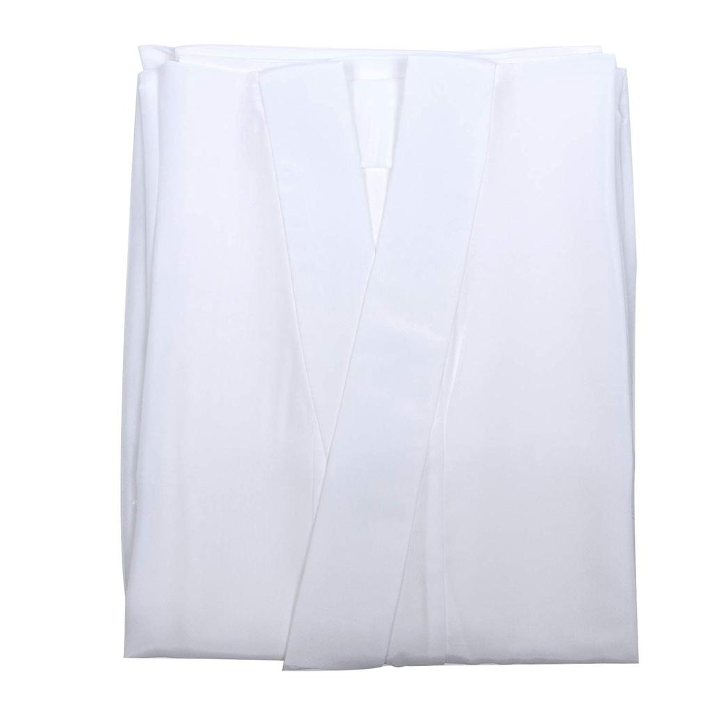 Long Washable Half Collar for [KYOETSU] Undergarment, Undergarment, Men, Men's (L, White)