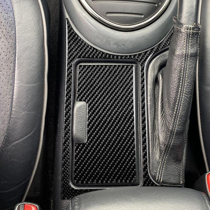 Real Carbon Fiber Car Accessories Cup Holder Set Trim Cover Soft Sticker For Lexus Is 300 1999 2000 2001 2002 2003 2004 2005